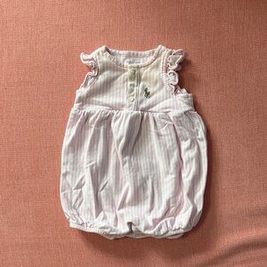 Polo Ralph Lauren Pink Striped Bodysuit